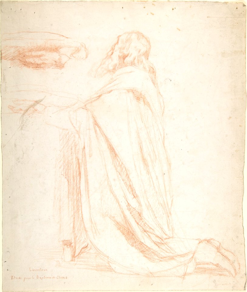 Kneeling Prelate Holding a Cushion MET DP807110