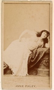 Annie Pixley, from the Actresses series (N245) issued by Kinney Brothers to promote Sweet Caporal Cigarettes MET DP859313