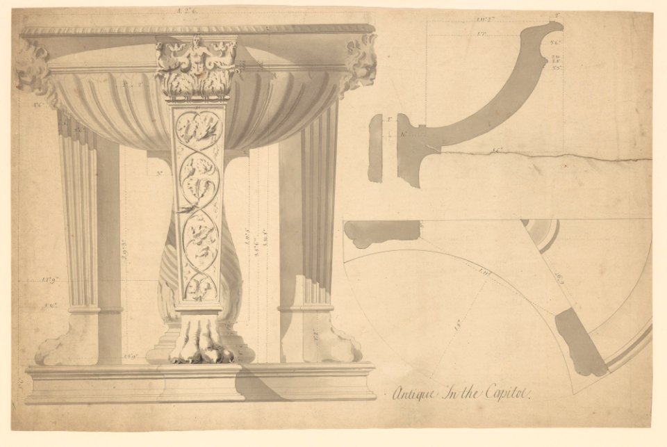 Capitoline, Antique Tripod MET DP244883
