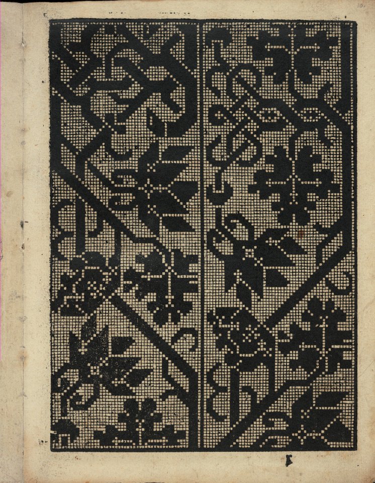 Libbretto nouellamete composto per maestro Domenico da Sera...lauorare di ogni sorte di punti, page 10 (recto) MET DP351297