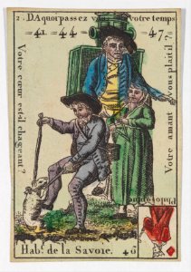 Hab.t de la Savoie from Playing Cards (for Quartets) 'Costumes des Peuples Étrangers' MET DP274096