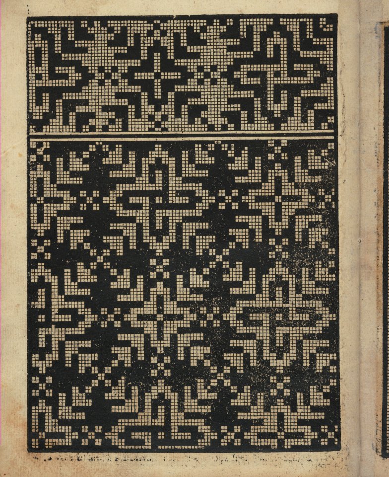 Libbretto nouellamete composto per maestro Domenico da Sera...lauorare di ogni sorte di punti, page 19 (verso) MET DP351316