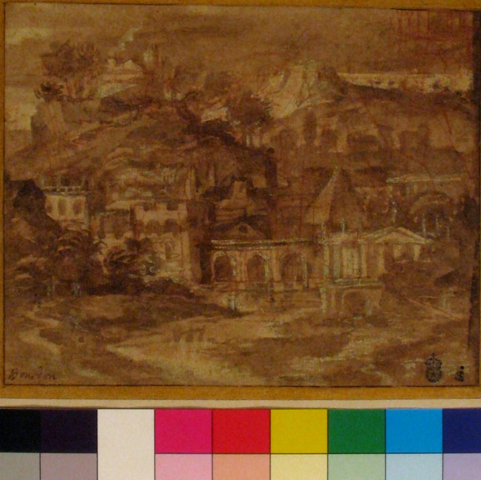 A Classical Landscape with Buildings by a River MET 1984.51.2
