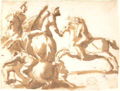 Four Horsemen in Battle MET DP807647