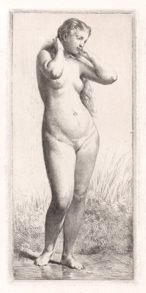 Jeune Femme au Bain Met DP888839