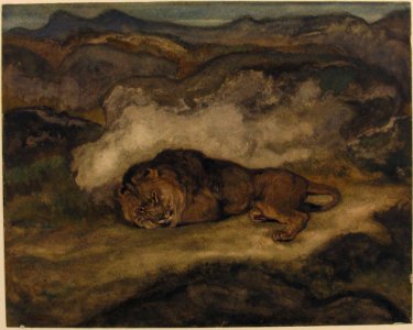 Lion Sleeping MET 29.100.585