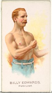 Billy Edwards, Pugilist, from World's Champions, Series 2 (N29) for Allen & Ginter Cigarettes MET DP838264