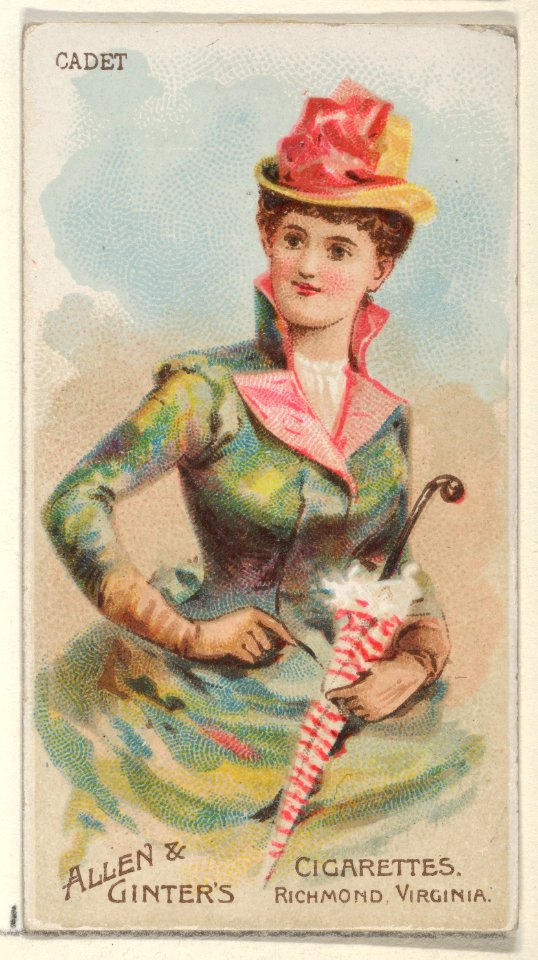 Cadet, from the Parasol Drills series (N18) for Allen & Ginter Cigarettes Brands MET DP834978