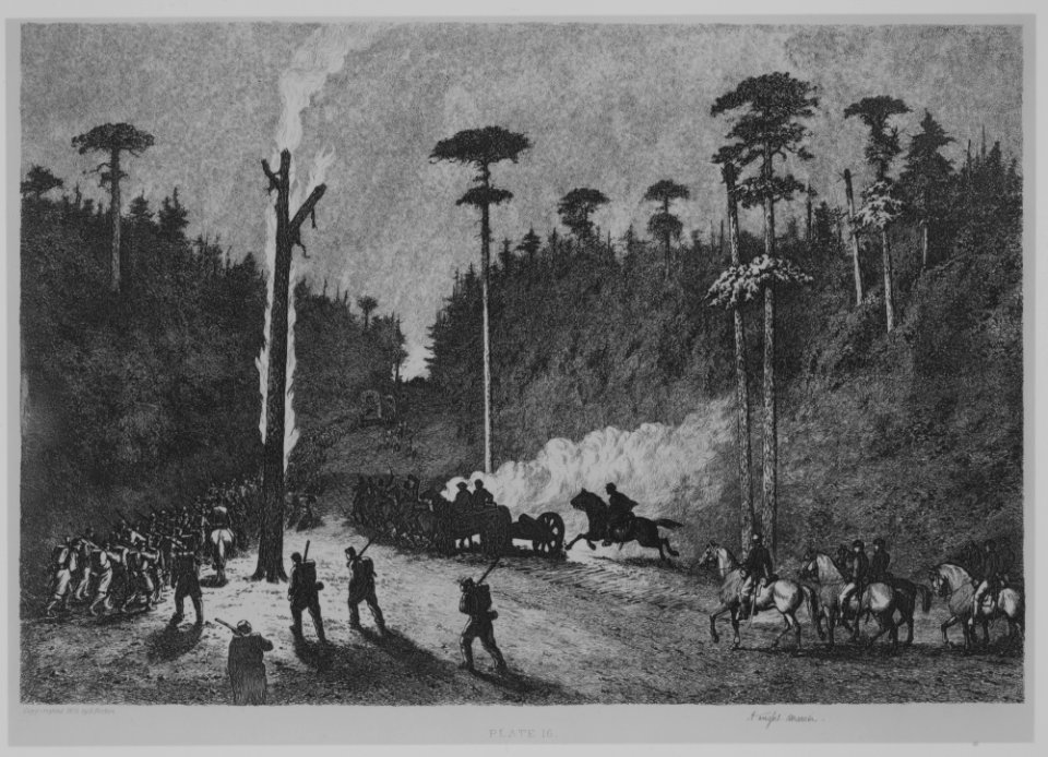 A Night March, Plate 16 from Life Studies of the Great Army MET MM85774