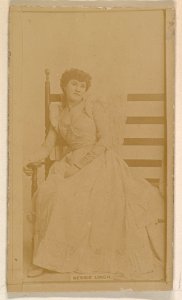 Bessie Linch, from the Actresses series (N245) issued by Kinney Brothers to promote Sweet Caporal Cigarettes MET DP858992