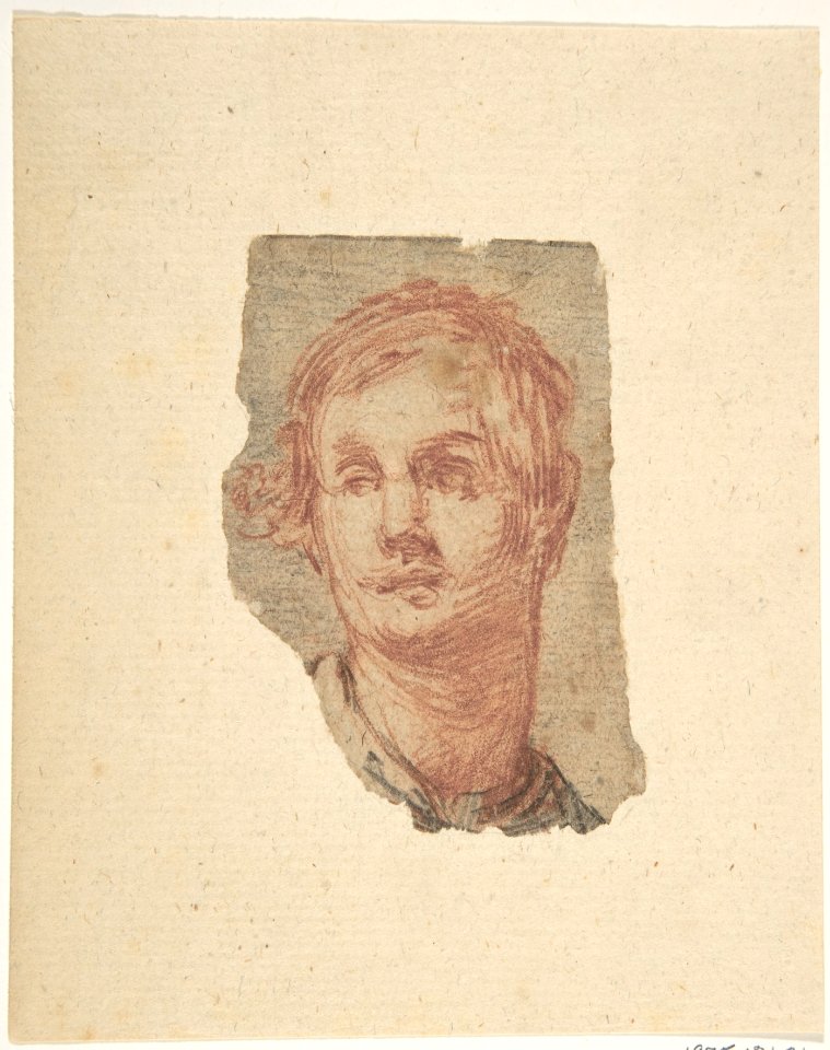 Alternate Study for the Head of a Youth (Formerly a Pentimento Pasted to 1975.131.21). MET DP801306