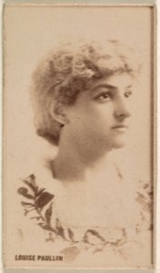 Louise Paullin, from the Actresses series (N245) issued by Kinney Brothers to promote Sweet Caporal Cigarettes MET DP859306