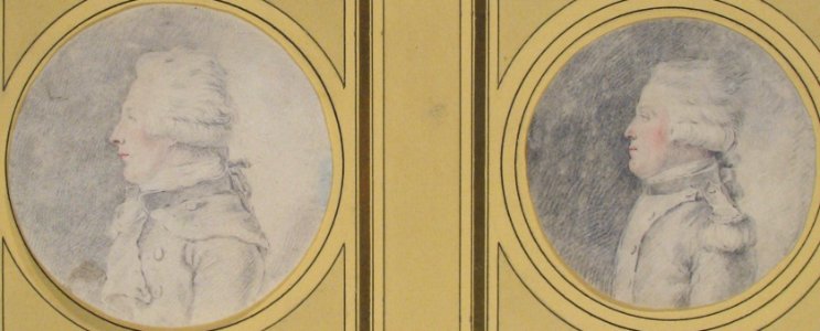 Drawings for Portrait Engraving of a Man MET 60.620.79-80