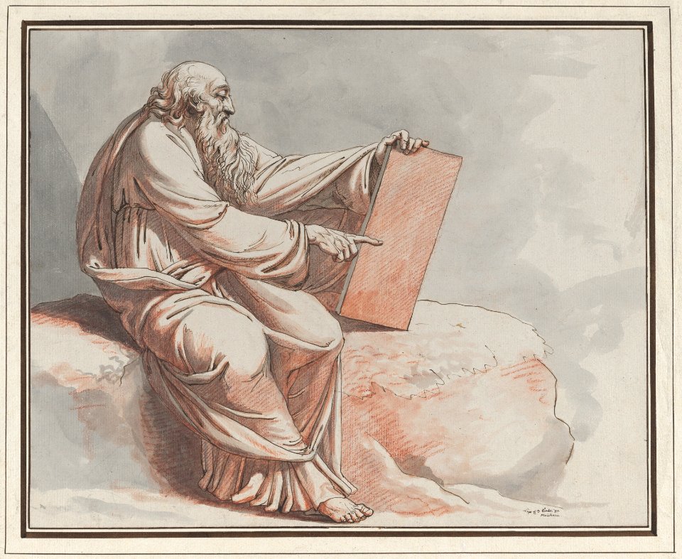 A Prophet Seated on a Rock MET DP860359