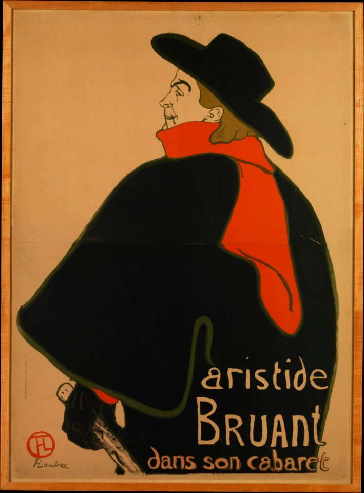 Aristide Bruant, at His Cabaret MET DP371473