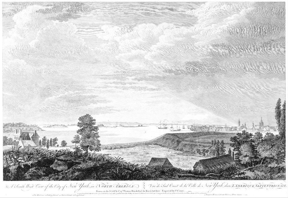 A South West View of the City of New York, in North America MET MM56257