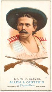 Dr. William Frank Carver, Rifle Shooter, from World's Champions, Series 1 (N28) for Allen & Ginter Cigarettes MET DP827431