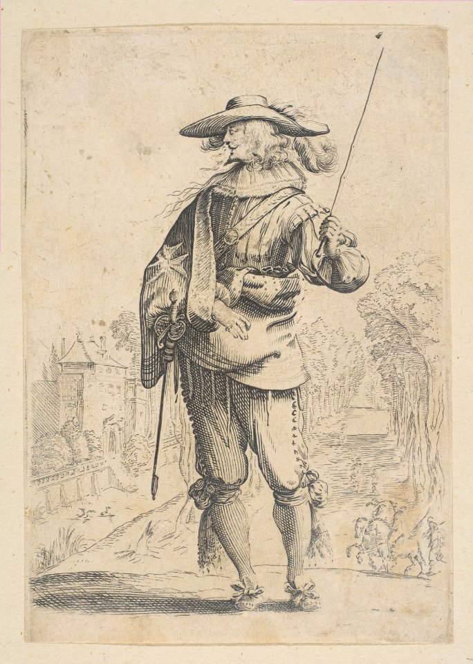A Man Holding a Crop MET DP818072