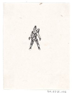 A man in a wide stance with his arms at his side MET DP869515