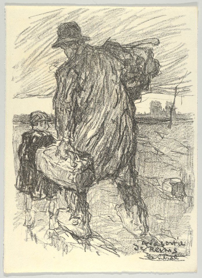A la sortie de Reims, from Les Evacués MET DP842921