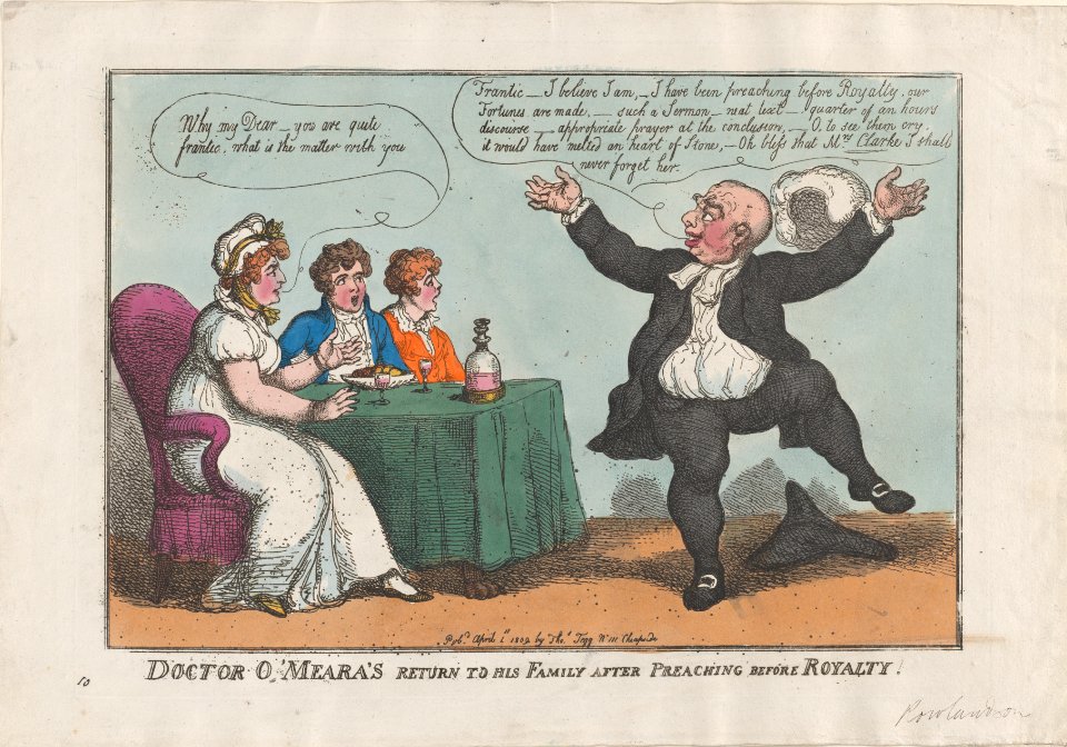 Doctor O'Meara's Return to His Family After Preaching Before Royalty MET DP880618