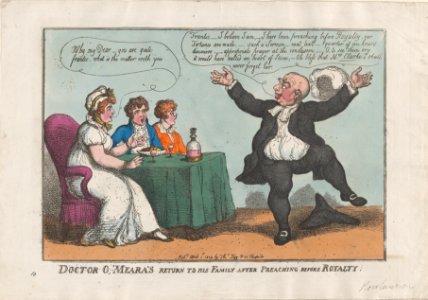 Doctor O'Meara's Return to His Family After Preaching Before Royalty MET DP880618
