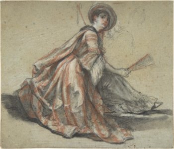 A Lady Holding a Fan MET DP807786