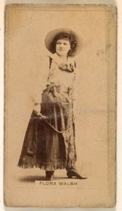 Flora Walsh, from the Actresses series (N245) issued by Kinney Brothers to promote Sweet Caporal Cigarettes MET DP859899