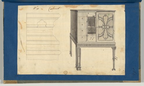 Cabinet, from Chippendale Drawings, Vol. II MET DP-14176-051