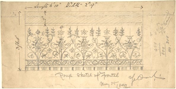 Floral and Geometric Designs for a Frontal MET DP804266