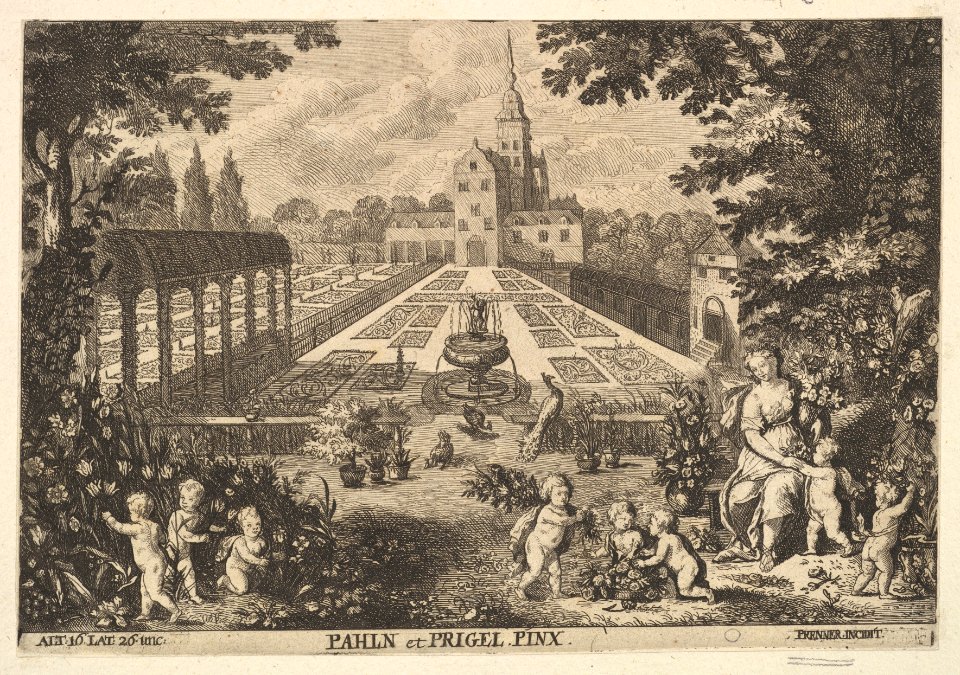 Flora with Putti in a Garden MET DP825986