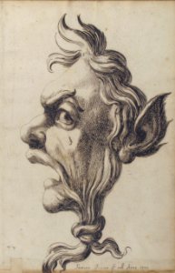 Large Grotesque Head Being Strangled by its Own Hair MET 60.541.10