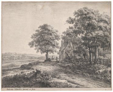 Large Linden Tree Before an Inn MET DP876306