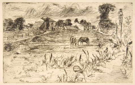 Landscape with the Horse (Landscape with Horses) MET DP813296