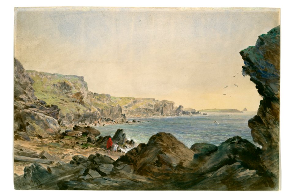 Foilhummerum Bay, Valentia, Looking Seawards from the Point at Which the Cable Reaches the Shore of Ireland MET DP119839