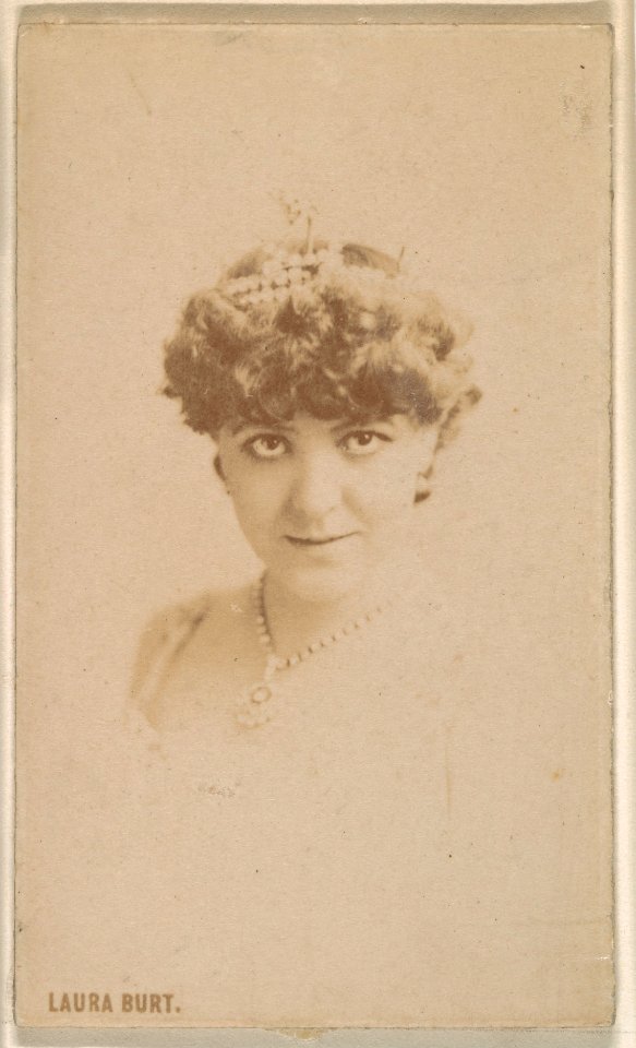 Laura Burt, from the Actresses series (N246), Type 1, issued by Kinney Brothers to promote Sporting Extra Cigarettes MET DP859985
