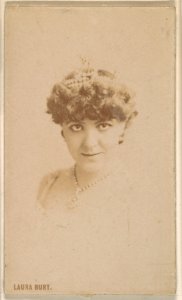 Laura Burt, from the Actresses series (N246), Type 1, issued by Kinney Brothers to promote Sporting Extra Cigarettes MET DP859985