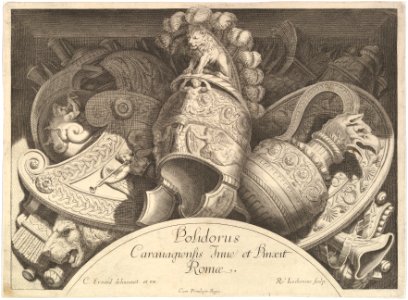 Divers Trophées (Weapon Trophies after the Façade of Palazzo Milesi in Rome) MET DP825698