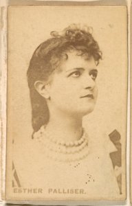Esther Palliser, from the Actresses series (N246), Type 1, issued by Kinney Brothers to promote Sporting Extra Cigarettes MET DP860012
