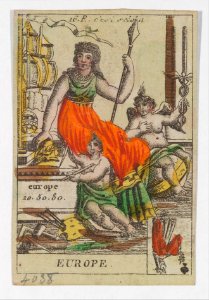 Europe from Playing Cards (for Quartets) 'Costumes des Peuples Étrangers' MET DP274075