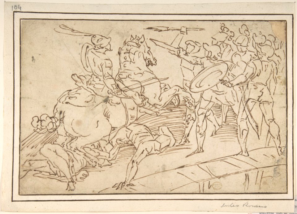 Horatius Cocles Defending the Bridge MET DP808163