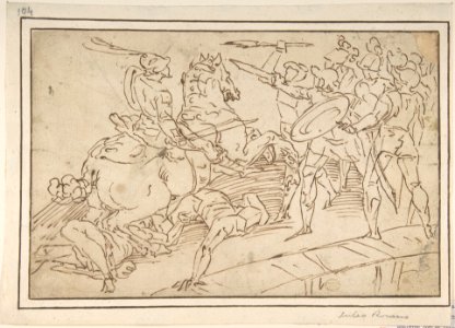 Horatius Cocles Defending the Bridge MET DP808163