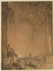 Figures in a Colonnade MET DP226757