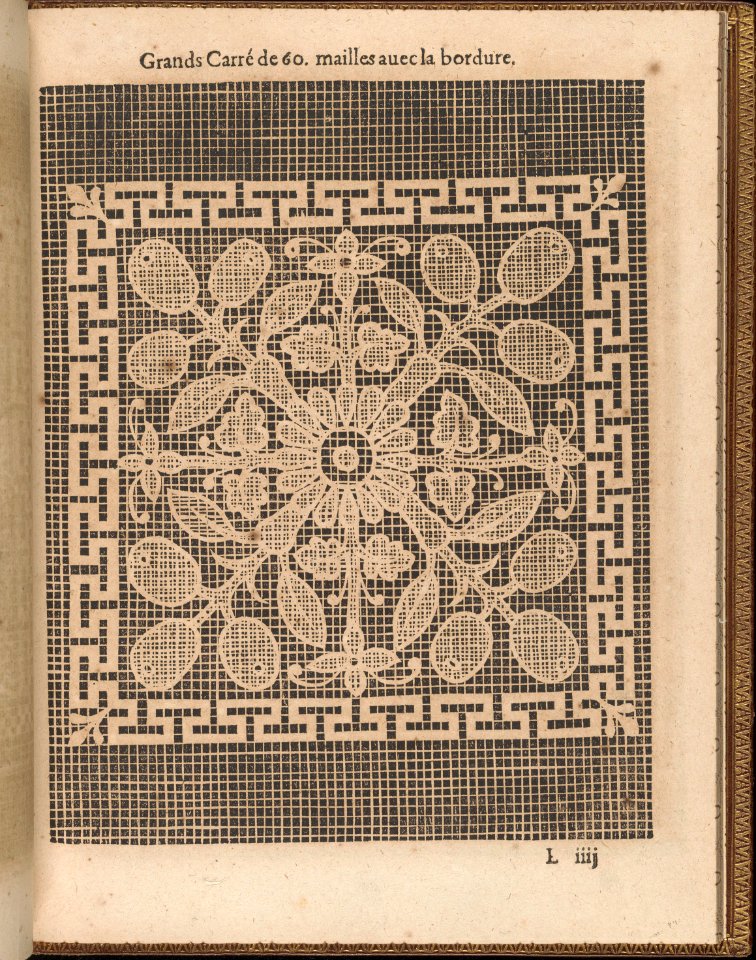 La Pratique de l'Aiguille, page 43 (recto) MET DP358196