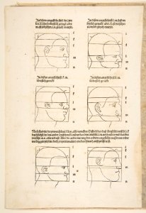 Illustration and Text from Dürers Vier Bucher von Menslicher Proportion, Nuremberg, 1528 MET DP816819