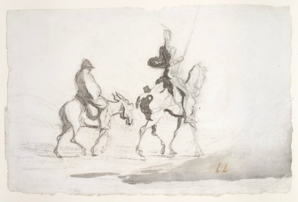 Don Quixote and Sancho Panza MET DR153