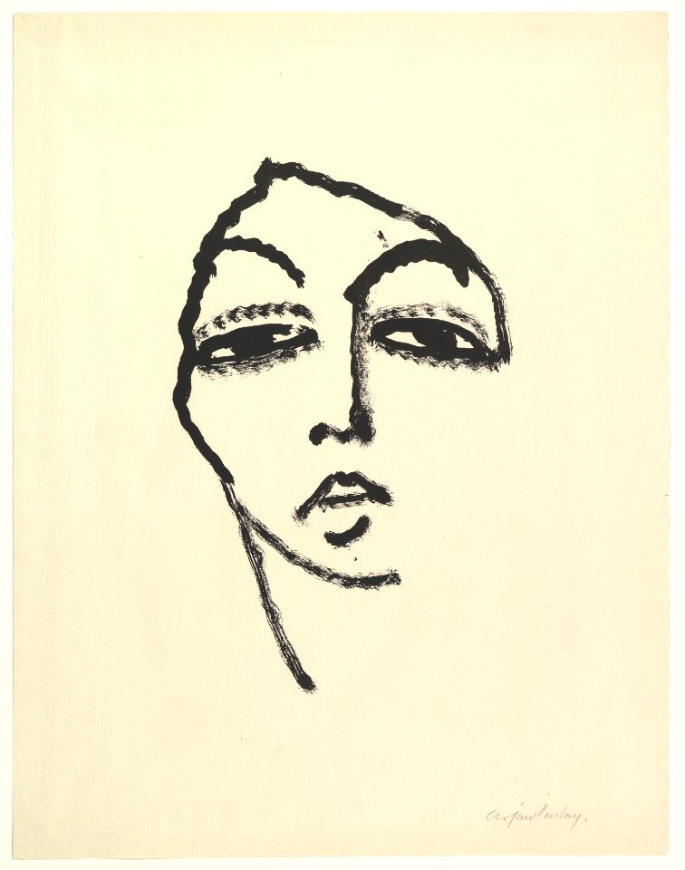 Head of a Woman II MET DP825311