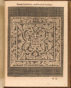 La Pratique de l'Aiguille, page 38 (recto) MET DP358191