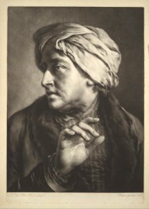 Head of a Man Wearing a Turban (from Life-Sized Heads, First Series) MET DP104267