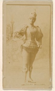 Zulah Williams, from the Actresses series (N245) issued by Kinney Brothers to promote Sweet Caporal Cigarettes MET DP859871